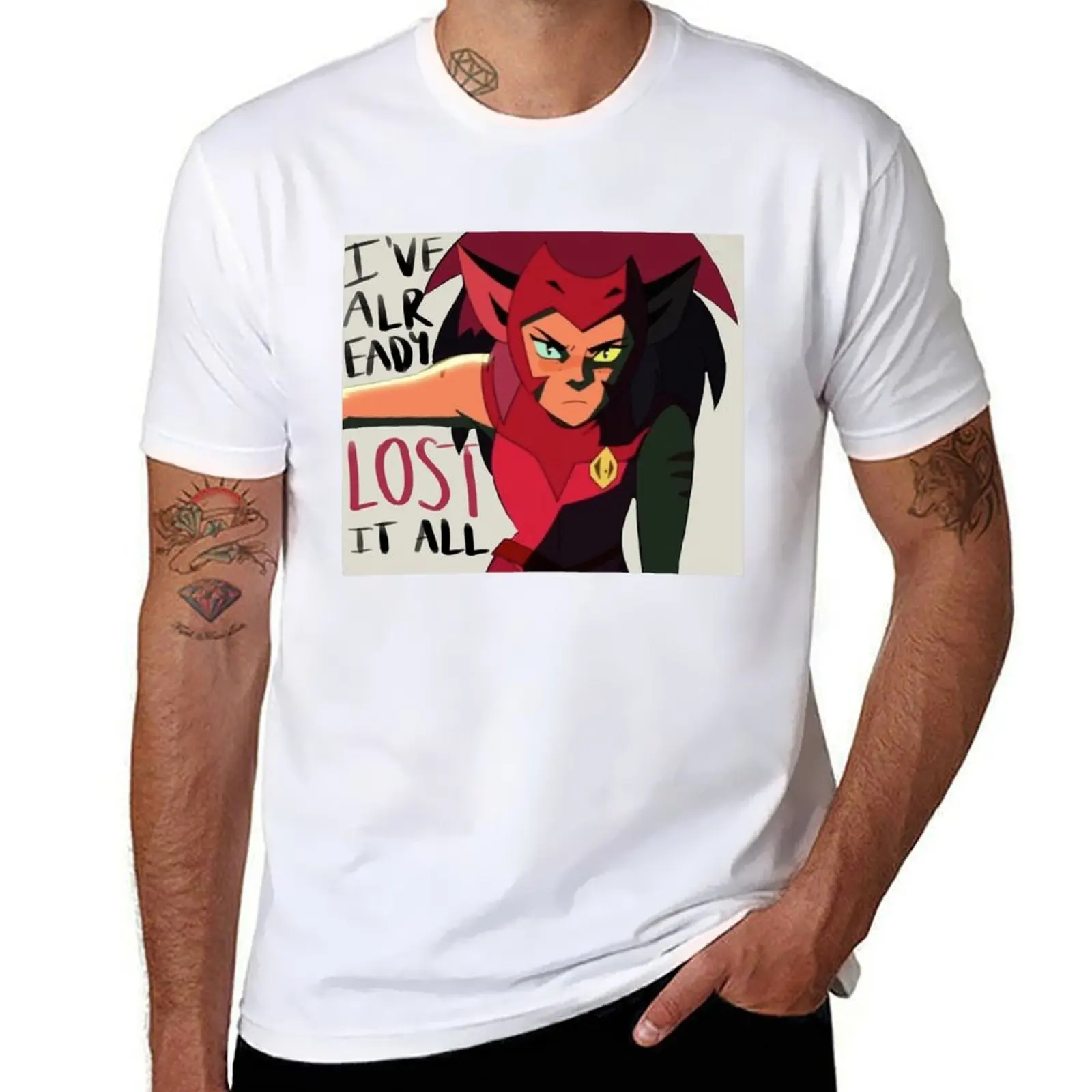 

She Ra Catra I've already Lost it All quote T-Shirt cotton t shirt pack t shirt man designer T-Shirt