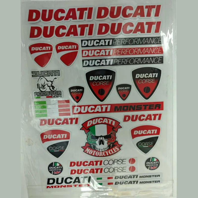 Motorcycle Stickers Decals Decorative Paintings for APRLIA And DUCATI Helmet Fuel Tank Frame Modification Decoration Decals