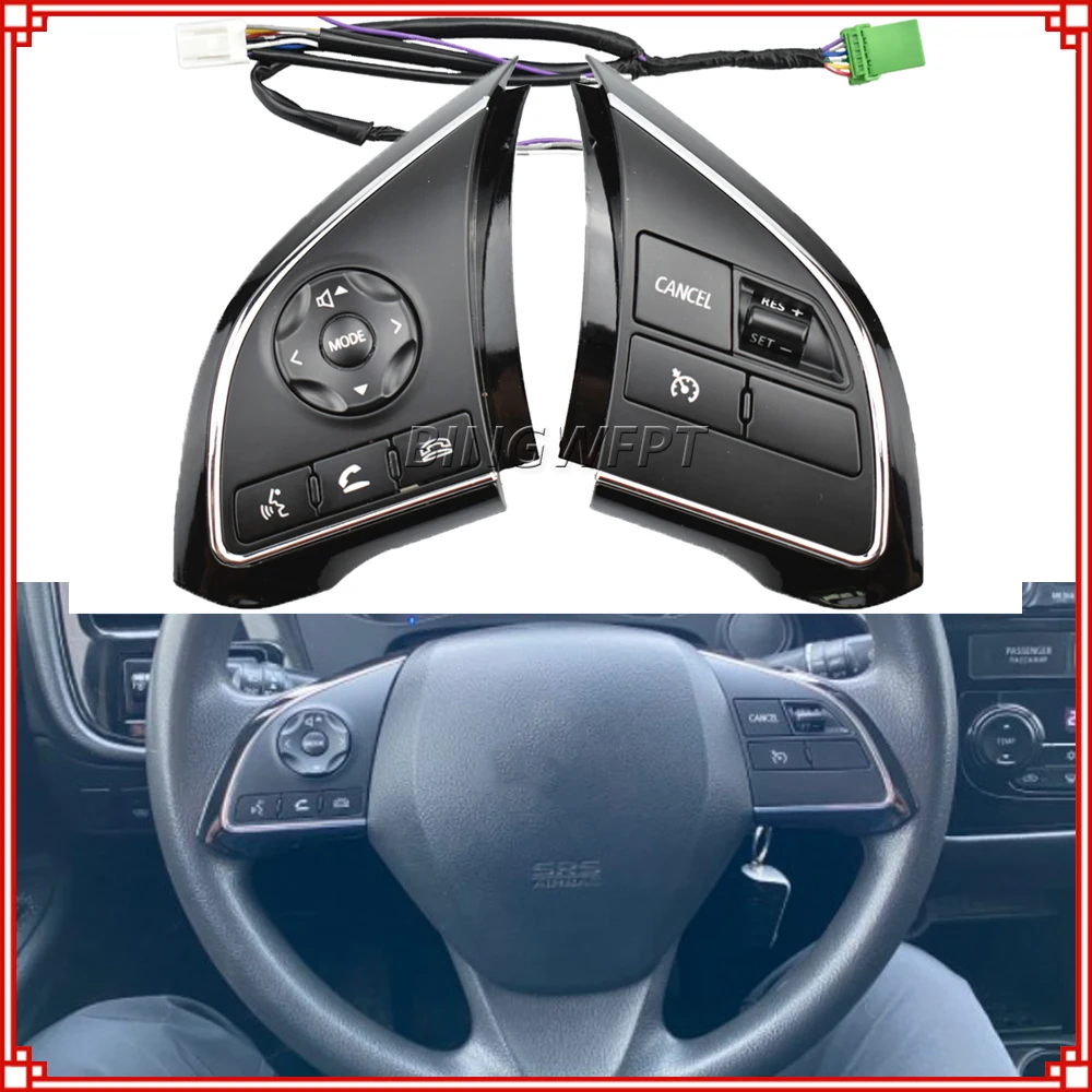 

Top quality Steering Wheel Audio Control Button Switch For Mitsubishi ASX 2020 2021 2022 Cruise Control Switch Car Accessories