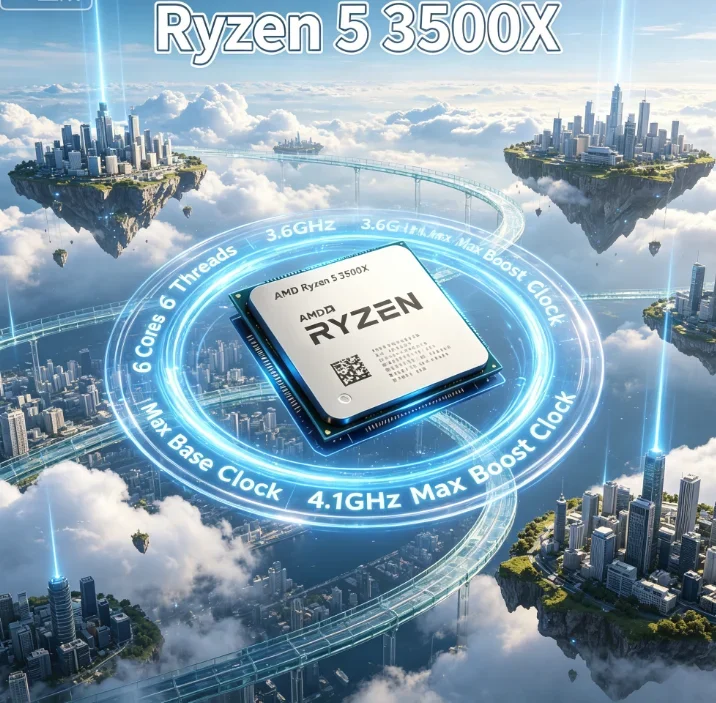 

AMD R5 3500X Entry E Sports Processor 6 Core 6 Thread Boost 4.1GHz 32MB Cache AM4 Low Latency High Response