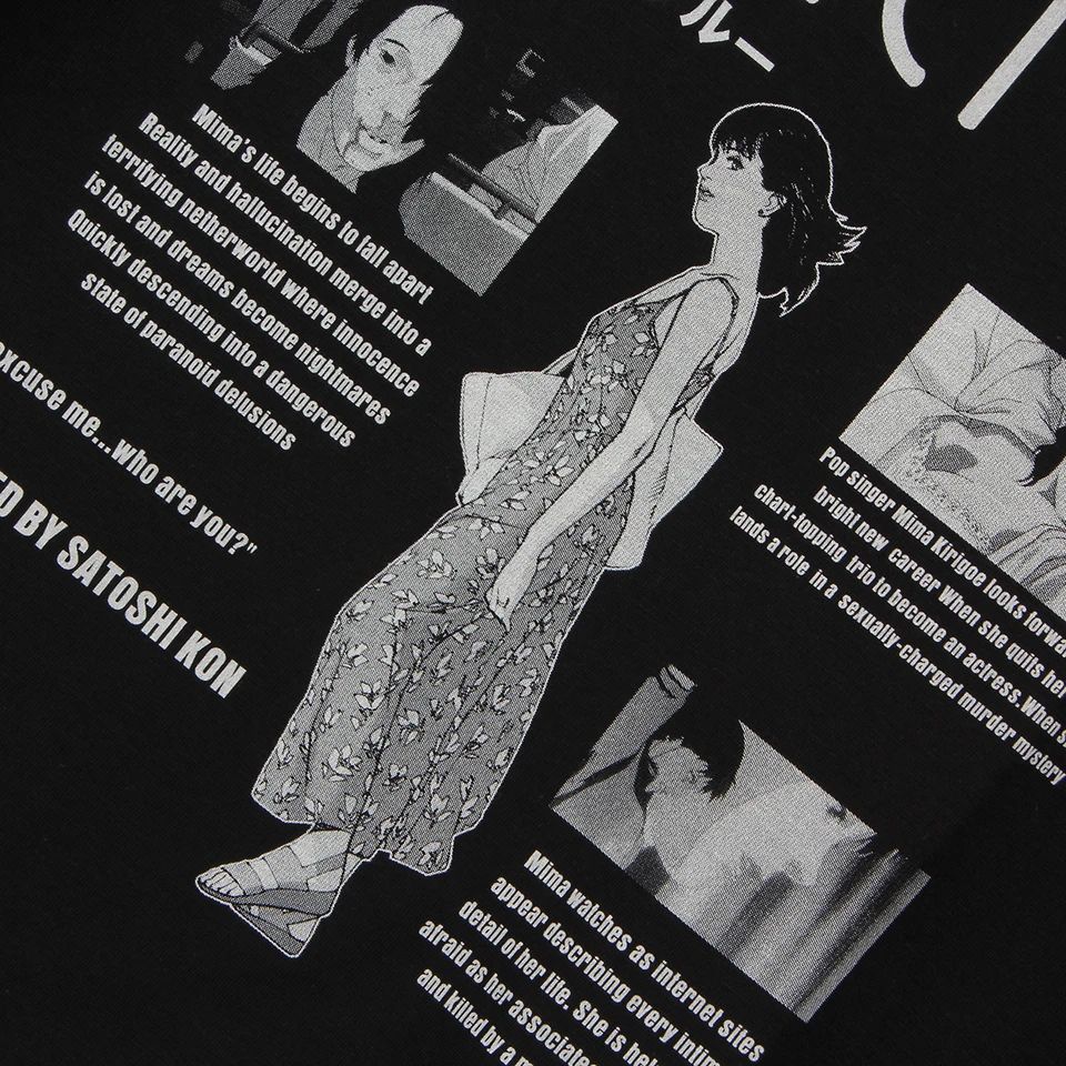Perfect Blue T-Shirt Japanese Anime Satoshi Kon Paprika Millennium
