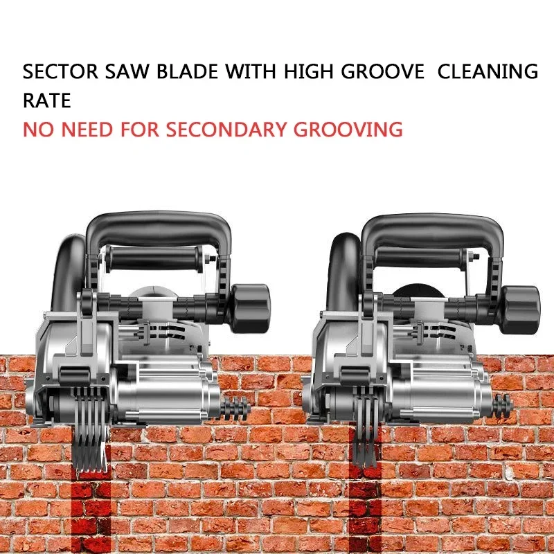 

Dust-Free Slotting Machine Stone Cutting Water and Electricity Installation Artifact Wall Trunking One-Time Molding