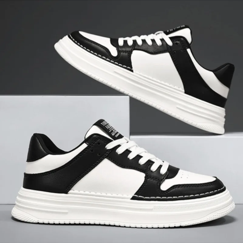 Herren schuhe neue atmungsaktive Freizeit schuhe für Herren Mode vielseitige Plattform weiß Sport flache Schuhe männliche Turnschuhe Tennis schuh