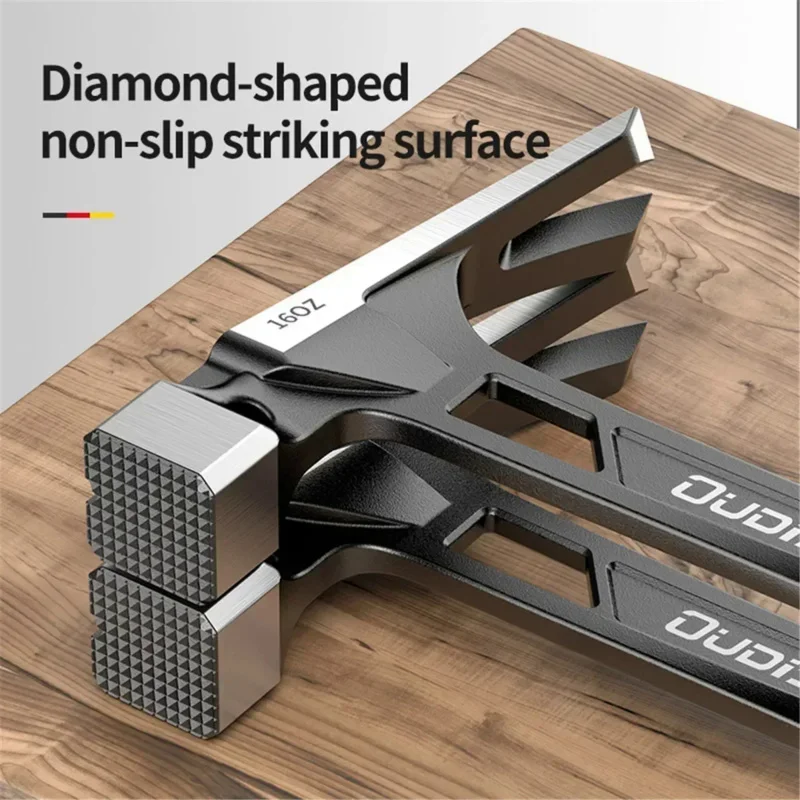 

Multifunction Woodworking Tool Hammer Magnetic Non-slip Hammer Shockproof Automatic Hand Claw Suction Nail Hammer