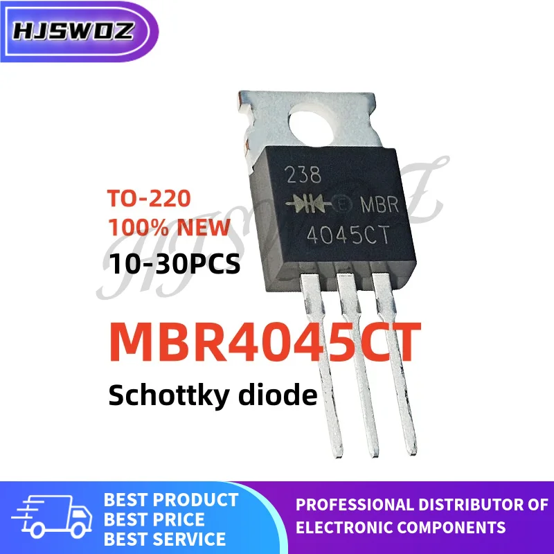 10-30PCS New and quality MBR4045CT MBR 4045CT TO-220 Schottky diode