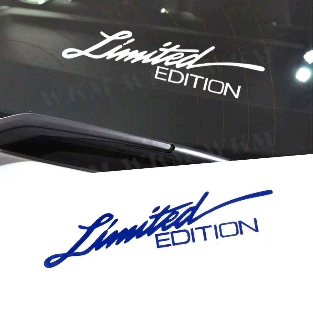 8 Colors Vinyl Sticker Window Sticker Car-styling 3D LIMITED EDITION Decoration Reflective Laser Decal For Car Accessories