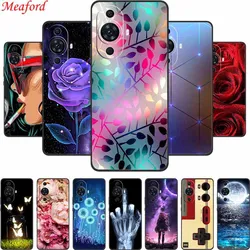 Phone Case For Huawei Nova 12s Back Cover Case Black Silicone Soft Coque For Huawei Nova 12s Case Nova12s 12 s Protective Funda
