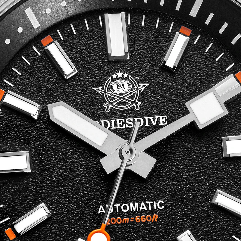 Guilloché Dial Watch - ADDIESDIVE 200M Auto Duikhorloge Mannen Japanse
