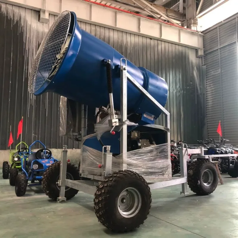 Large Scale Snow Cannon Ski Resort Snow Making Sprayer Machine Artificial Snowmaker Outdoor Equipment For Winter Sports Park