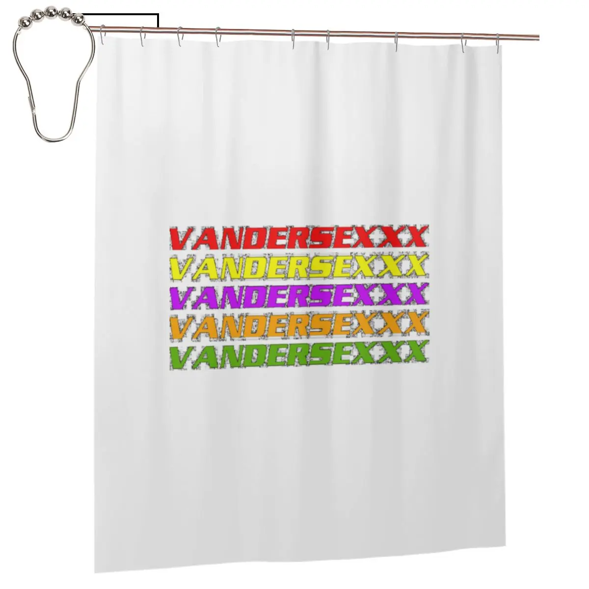 

Club Vandersexxx Shower Curtain Bathroom Polyester Waterproof Bath Curtains with Hooks