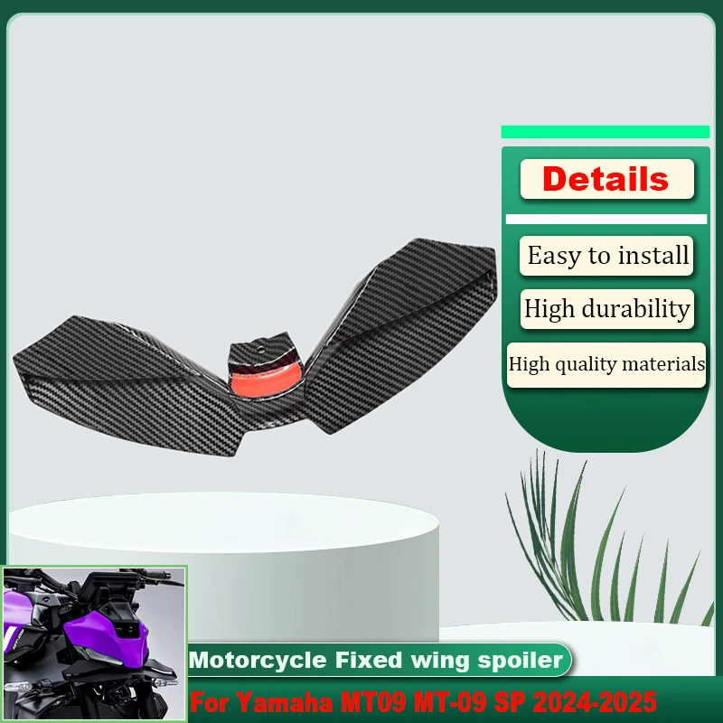 

For Yamaha MT09 MT-09 SP 2024-2025 motorcycle front lower spoiler, fixed wing fairing, front wing, aerodynamic wing