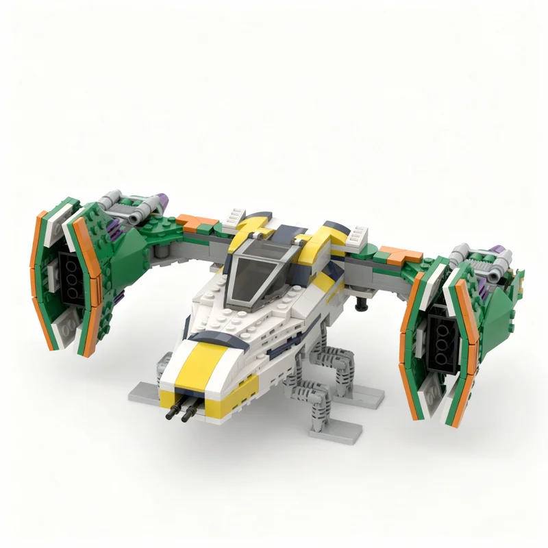 216-teiliges MOC Modulares Stadtlandschafts-Modell Ord Pedrovia Sternenkrieg Bausteine Architektur Weihnachtsgeschenke Bildungsspielzeug Idee