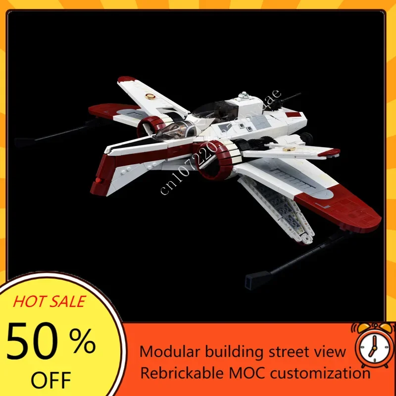 

2085 шт. ARC170 Starfighter-Minifig масштаб космическая война военный MOC космический корабль боевая модель на заказ головоломка DIY сборная модель игрушка в подарок
