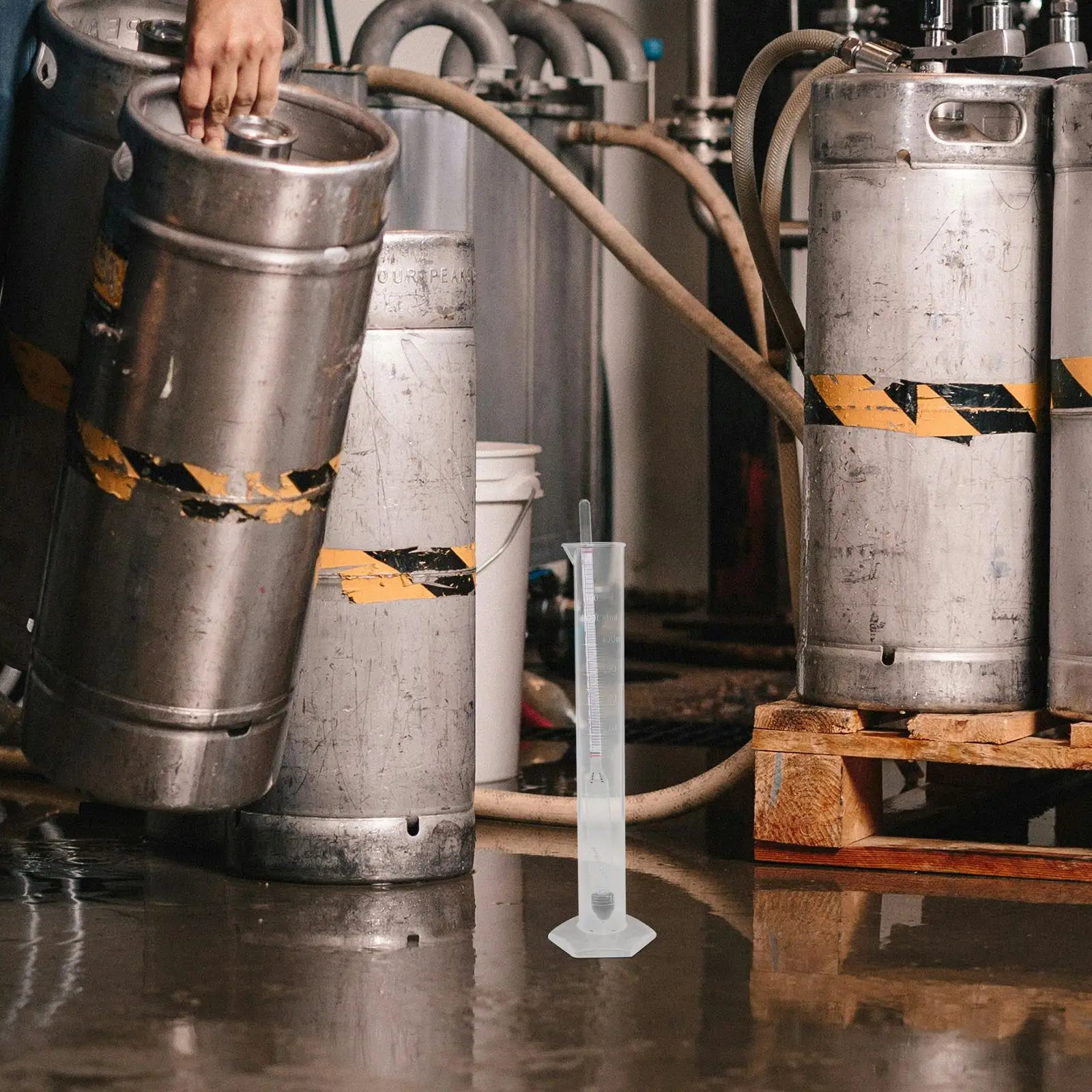 Water Drop Alcohol Density Meter Beaker Liquid Measuring Cups Plastic Hydrometer