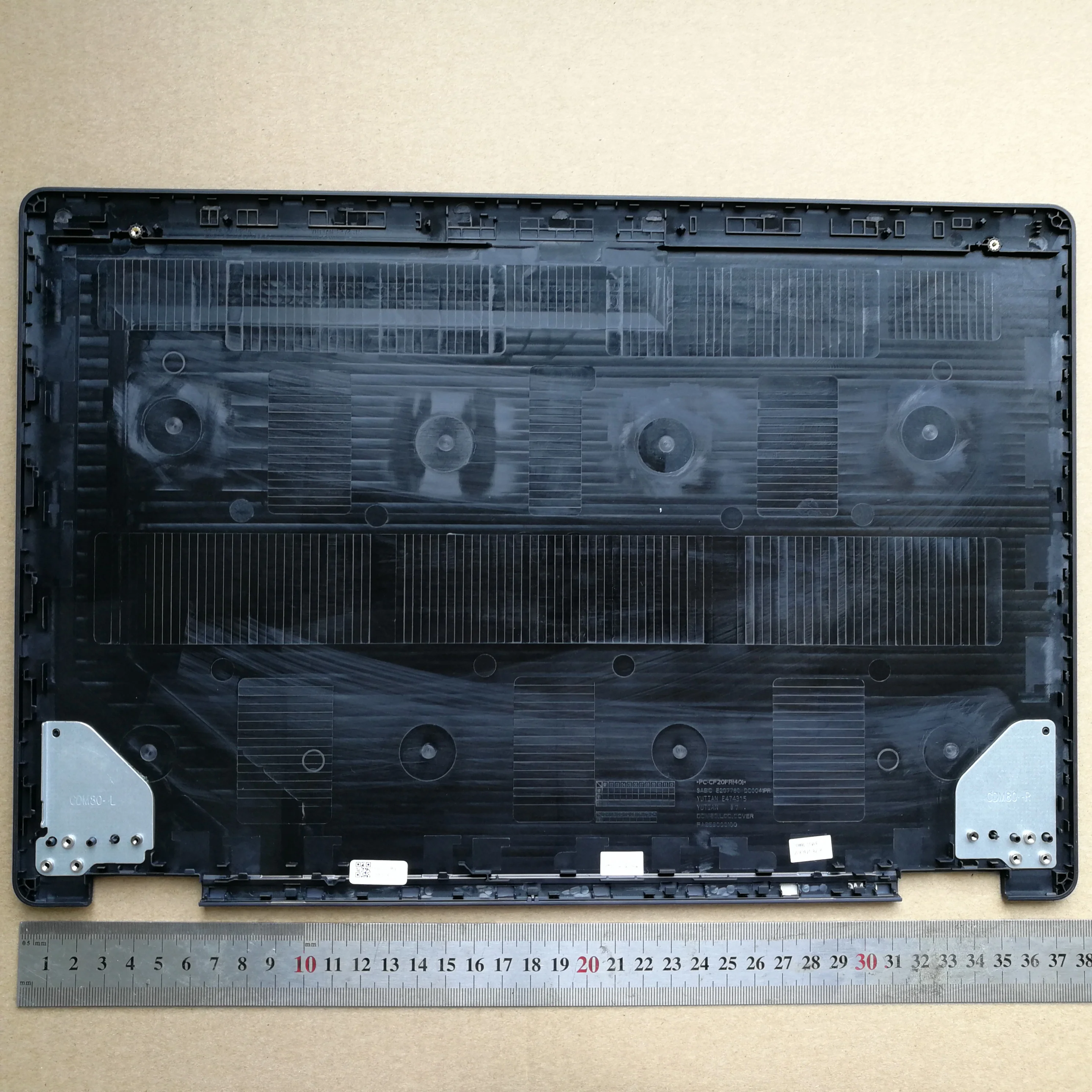 ブラック新しいラップトップ液晶バックカバー-dell-latitude-e5580-e5590-e5591-3530-3520用