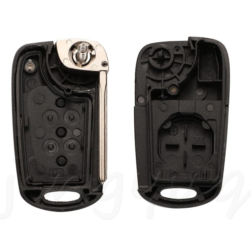 Jingyuqin Chiave Dell'automobile Caso shell Per KIA Rondo Rio Soul Sportage Sorento K5 K2 Per Hyundai I20 I30 I35 Pieghevole Chiave A Distanza Fob copertura