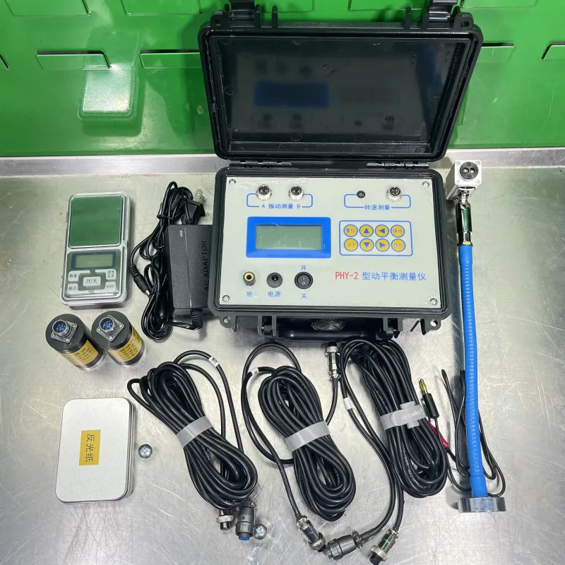 

Portable Dynamic Balancer Tool for Blower Rotor Spindle Fan Impeller Rotate Single-sided Double-sided Vibration Source 3000rpm