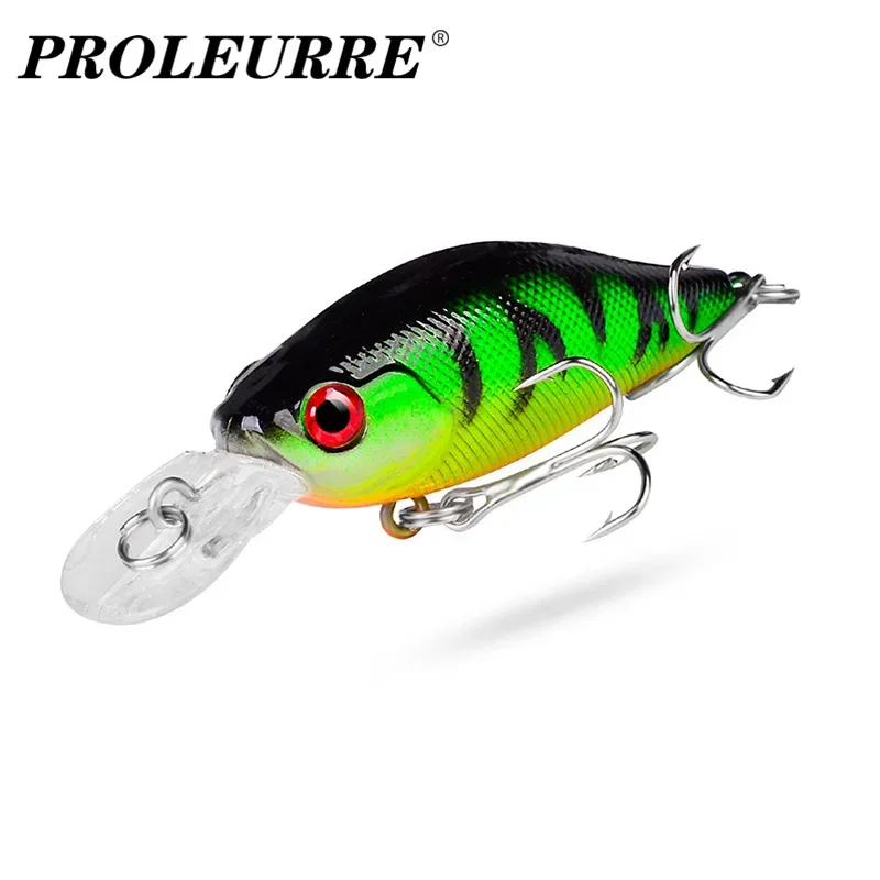 

1 Pc Crank Fishing Lures Floating Wobblers 7cm 7g Artificial Plastic Hard Bait Trout Crankbaits Bass Pike Minnow Fishing Tackle