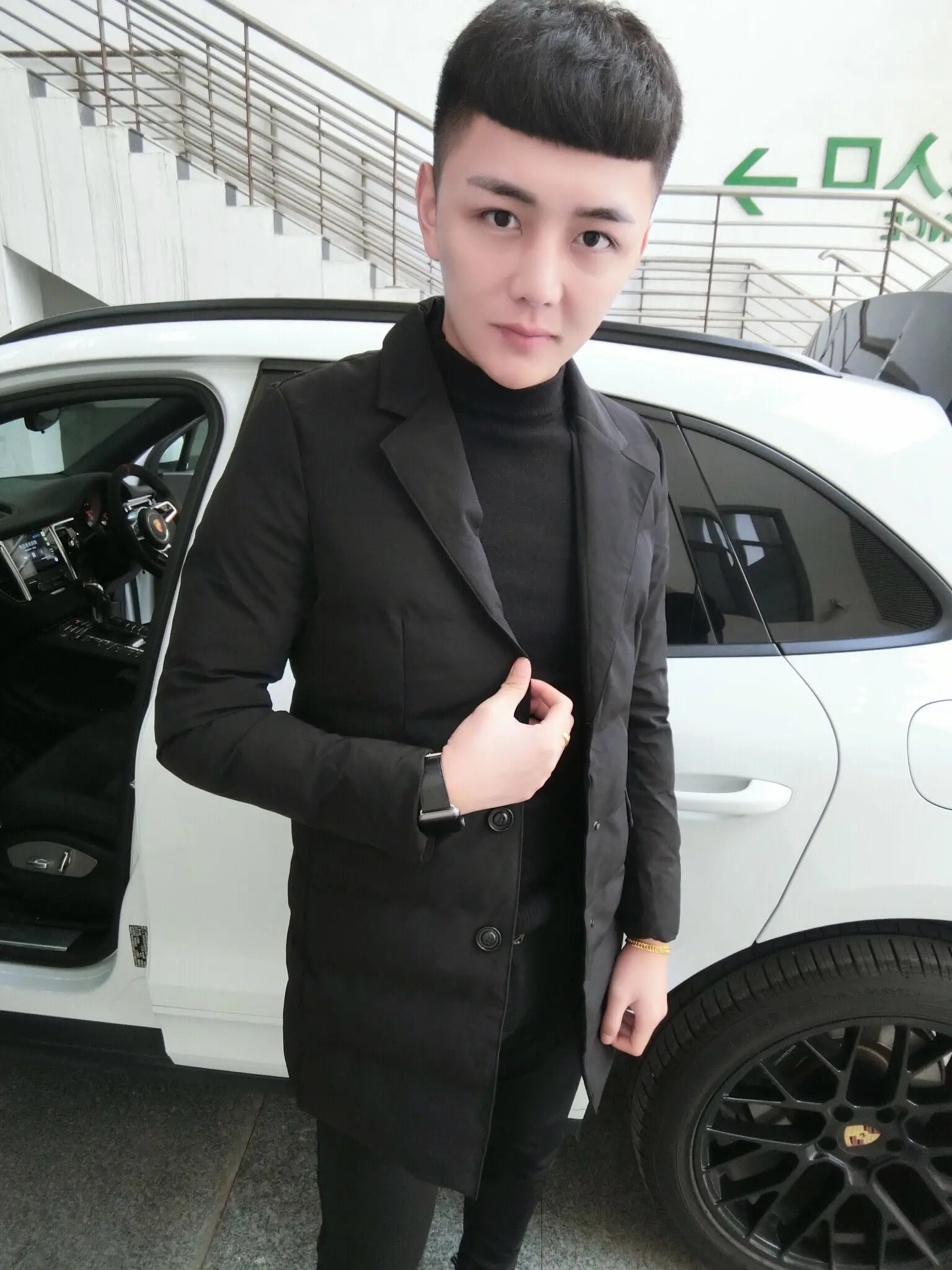 

Зимняя мужская хлопковая куртка Royal Baron Quick-Famous-Net: стильное повседневное утепленное пальто для молодежи, популярный фасон