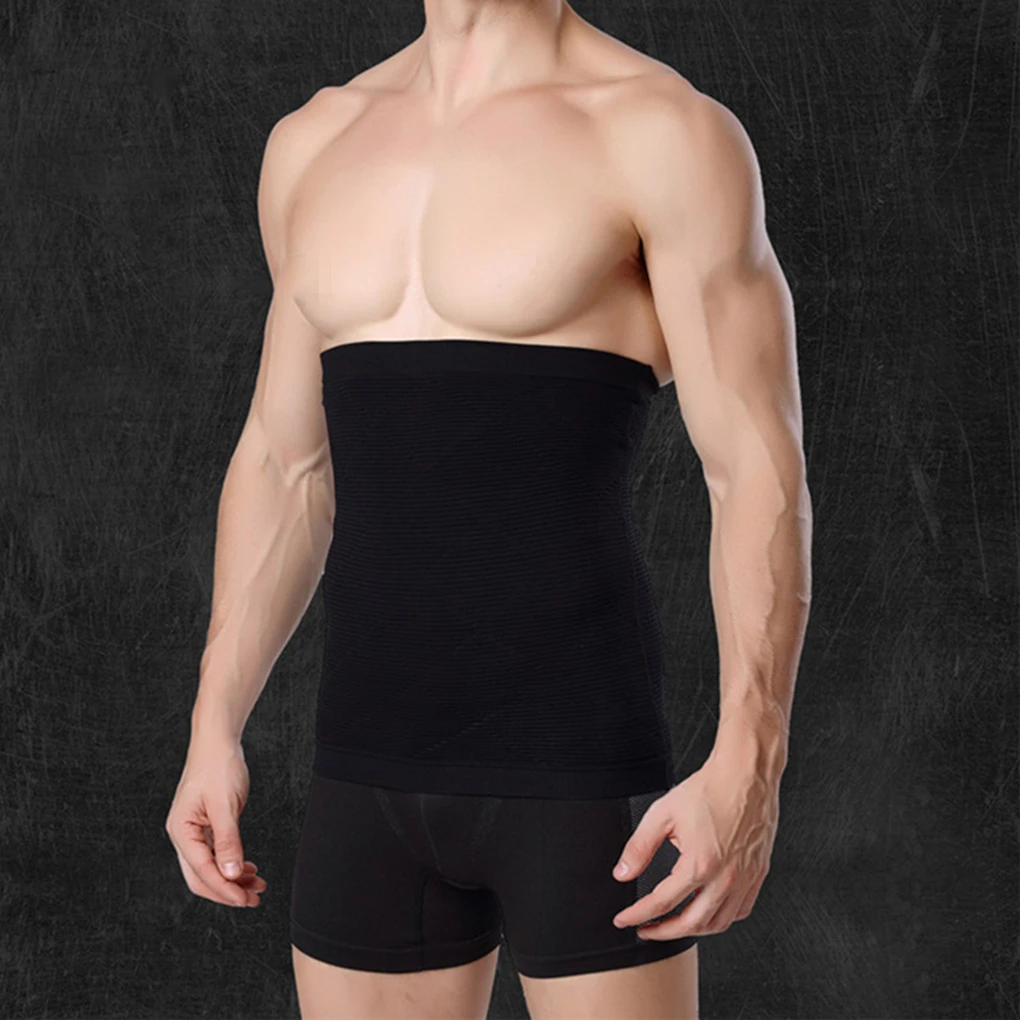 Men Belly Waist Abdomen Belt Shapewear Slim Body Shaper Compression Underwear Band