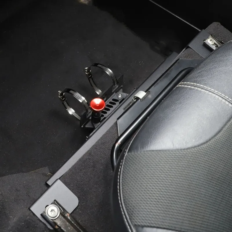 For Land Rover Defender  90 110 130 2004-2019 Black Car Seat Adjustable Fire extinguishing bracket Interior Car tool Accessories - view 6