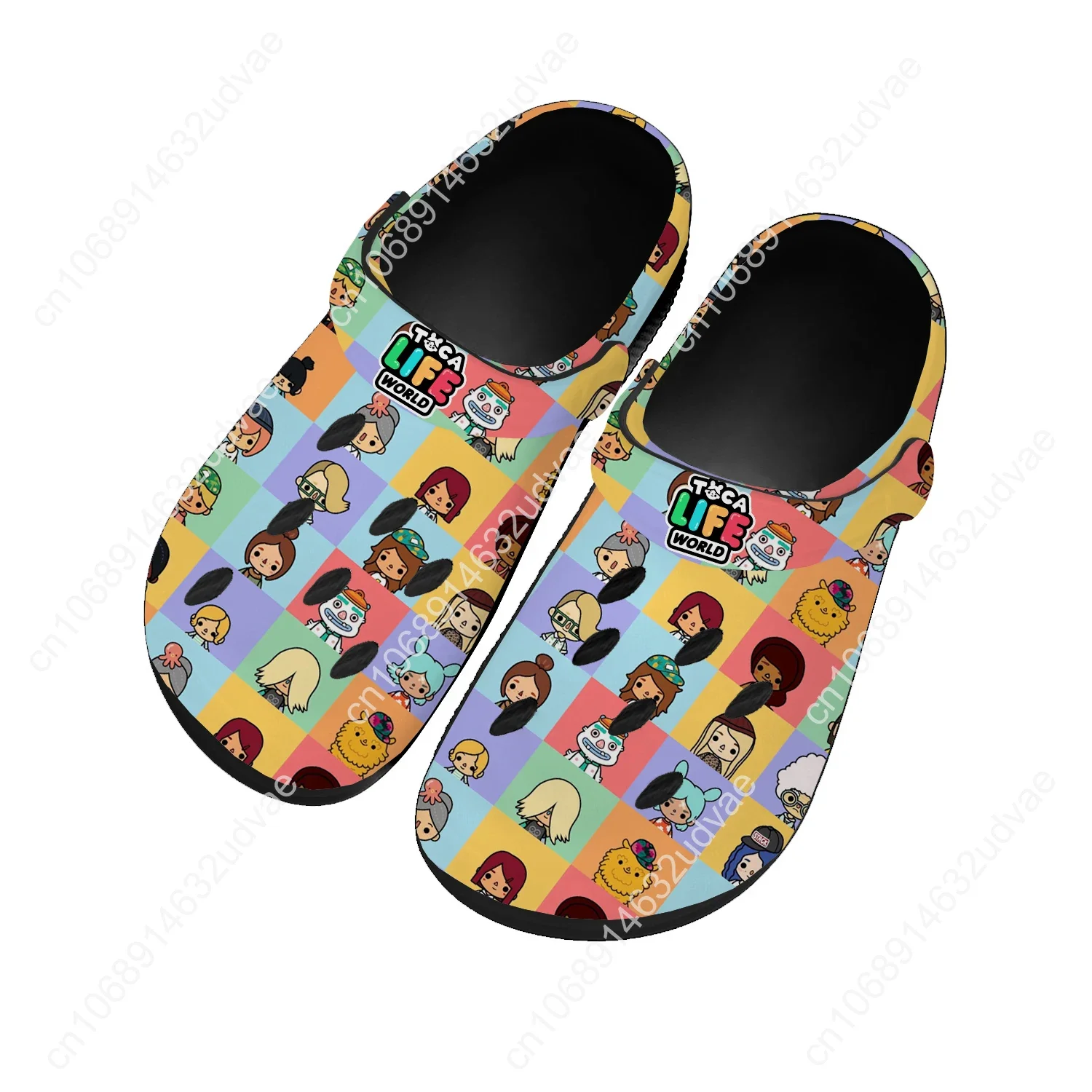 Toca Life World Water Shoes Men Women Teenager High Quality Home Garden Clogs Custom Sandals Beach Breathable Hole Slippers