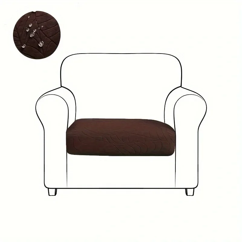 2026 جديد قسط مقاوم للماء غطاء أريكة مرن فاخر الجاكار متعدد الحجم غطاء أريكة تغطية كاملة الغبار مقعد حامي #6