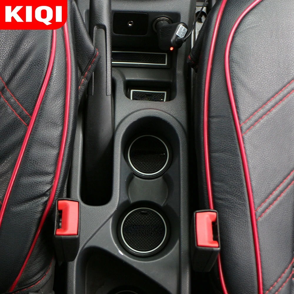 Rubber Mat Door Mat Anti-slip Cup Pad Interior Decoration Accessory Styling Gate Slot Pad Interior for Ford Ecosport 2012-2017