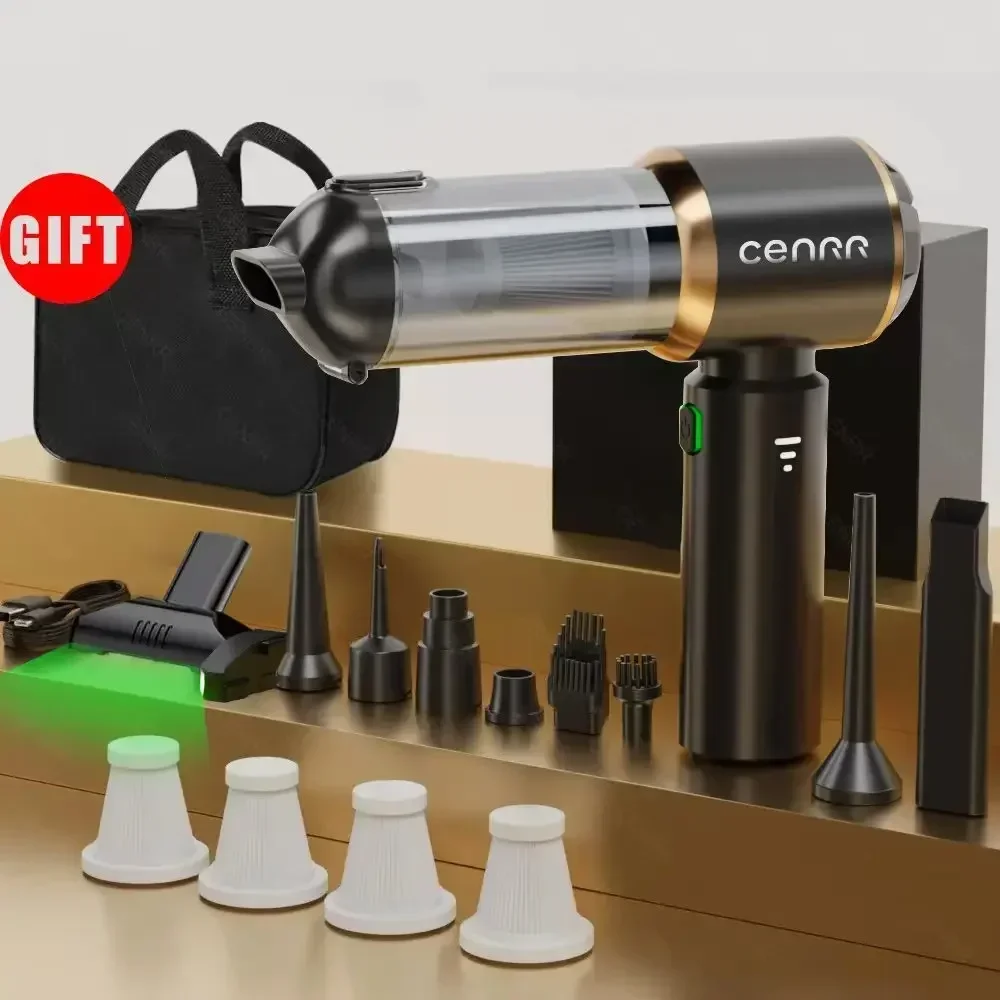 CENRR 998000PA Krachtige Mini Stofzuiger Draadloze Draagbare Autostofzuiger voor Huishoudelijke Apparaten Handheld Blower Autoreiniger