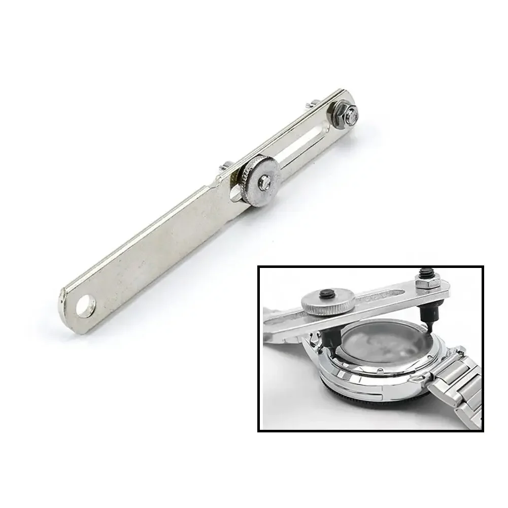 Watch Adjustable Opener Back Case Press Closer Remover Repair Watchmaker Tool Stainless Steel Two-jaw Spanner Watch Cover Remove image 2