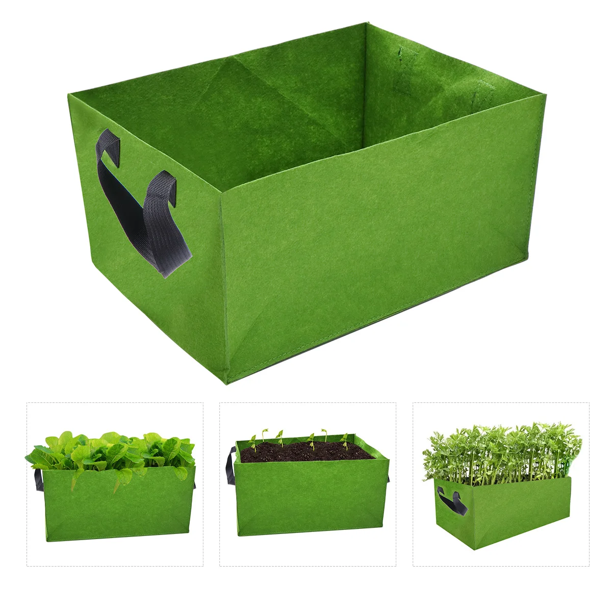 

2PCS Planting Bags Lightweight EcoFriendly Breathable Felt Growing Sack Vegetable Herb Gardening Pouch Balcony Yard