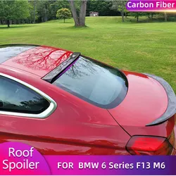 Carbon Fiber Rear Roof Spoiler Wings for BMW 6 Series F13 640i 650i M6 Coupe 2012-2017 Car Rear Roof Spoiler Window Wing Lip