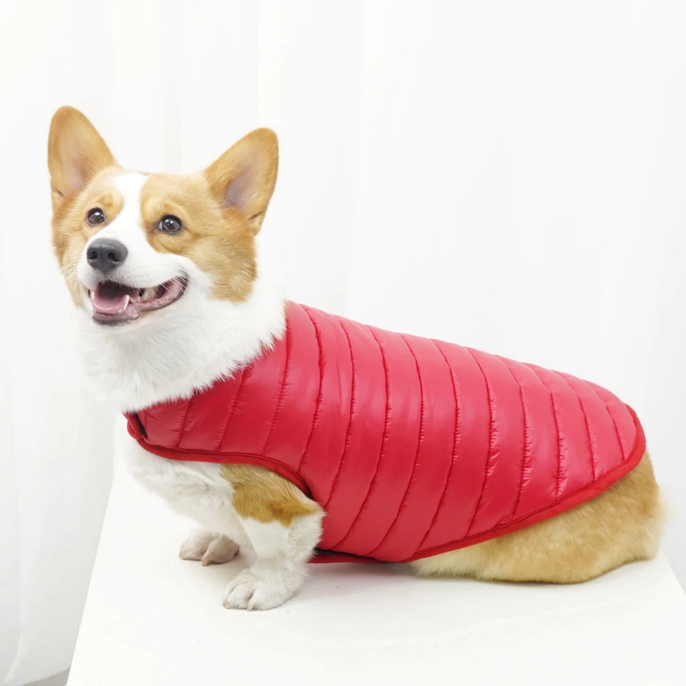 Manteau d'hiver réversible pour chien, veste chaude, confortable, bouffante, vêtements d'extérieur pour chat, pour temps froid, cadeau pour animaux de compagnie