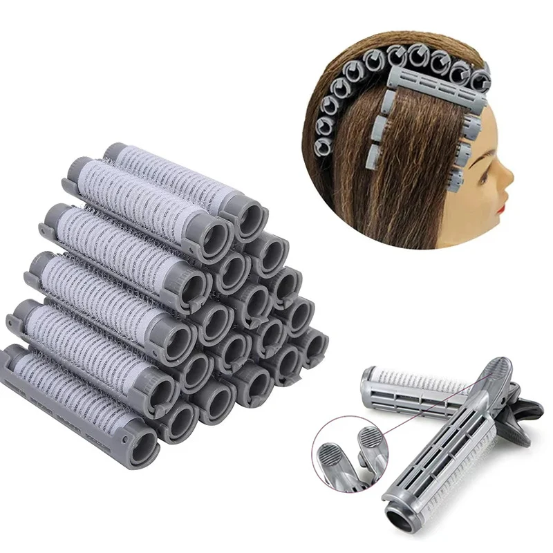 16/20/Set Hair Perm Roll Fluffy Perming Rod Hair Roller Curler Kit Perming Rods Curlers Hairdressing Hair Styling Tool for Salon