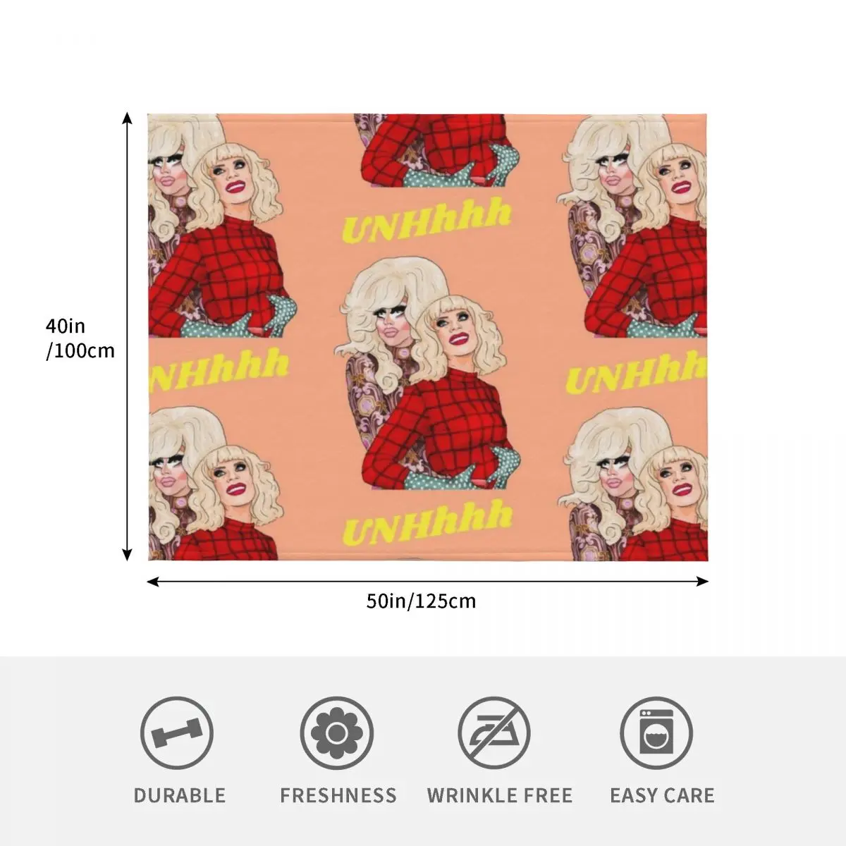 بطانية رمي تريكسي وكاتيا المزخرفة للأريكة المانجا وأسرة مزخرفة وبطانيات كبيرة #4