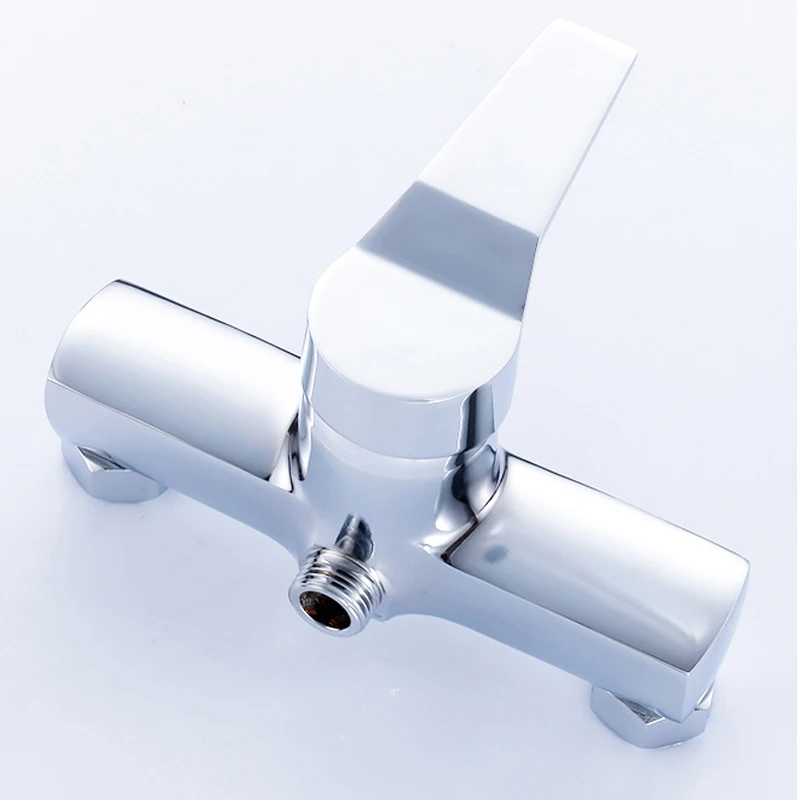 . Polished Chrome Finish New Wall Mounted shower faucet Bathroom Bathtub Handheld Shower Tap Mixer Faucet  YT-5323