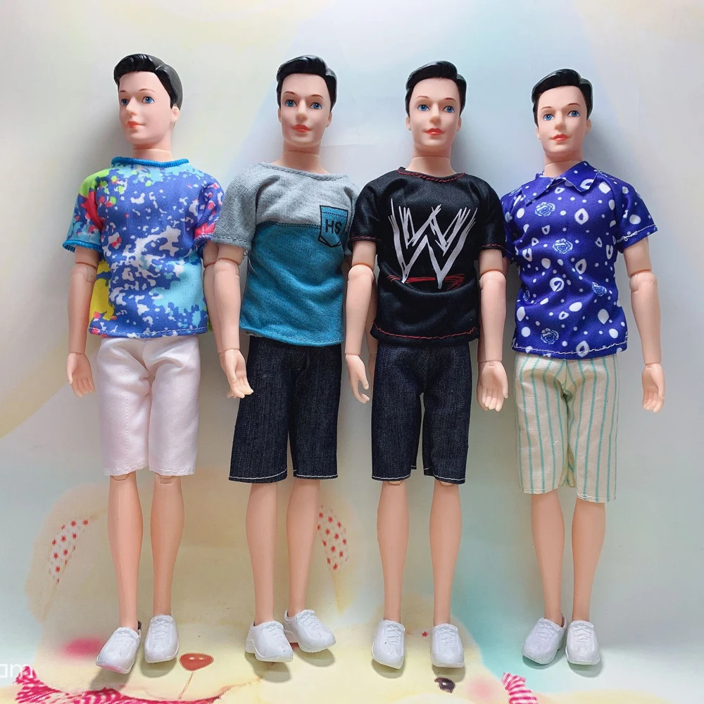 30cm Ken Doll Set Men Doll Body With 1Set Ken Clothes 13 Moveable Jointed Male MAN Body for Boyfriend Ken Body Doll Accessories