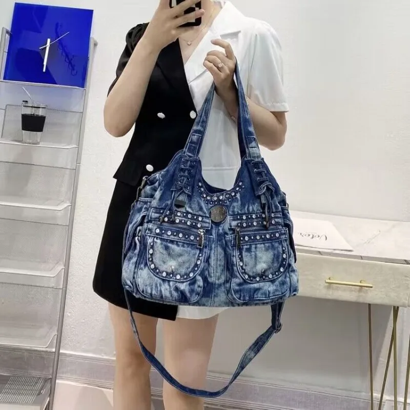 

Fashionable Willow Nail Crossbody Bags for Woman Shoulder Bags Versatile Purse and Handbags Large Capacity Women Tote Bag Сумка