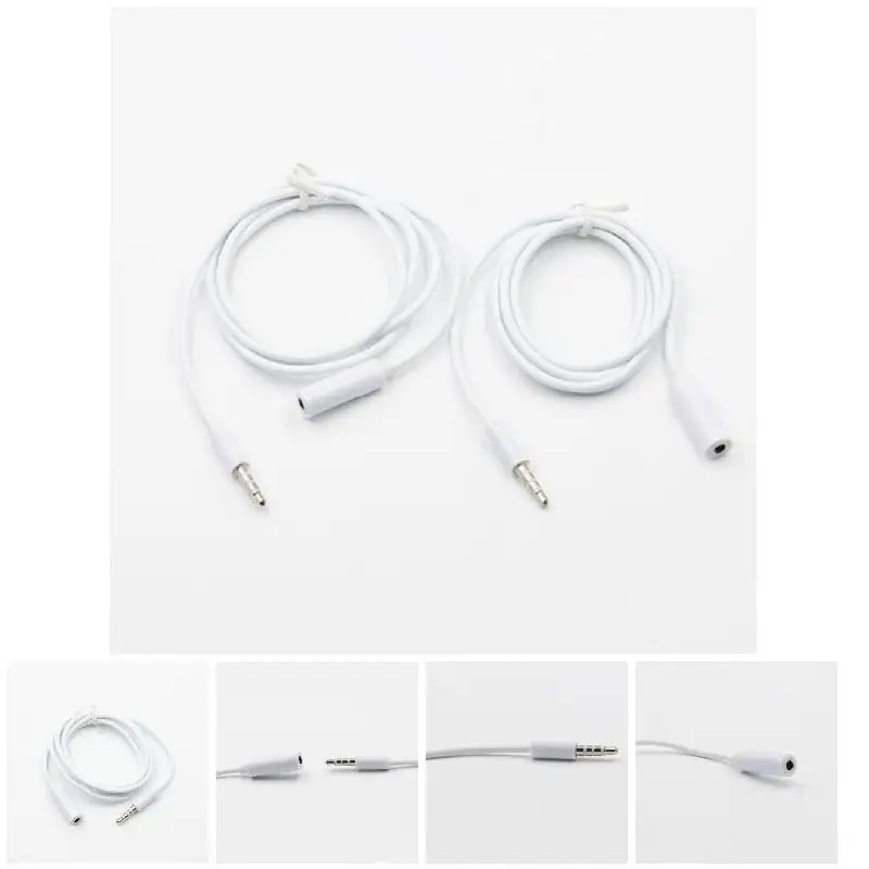 1M 3.5mm Stereo Audio Earphone Extension Cable For Headphone Computer Cellphone MP3/4