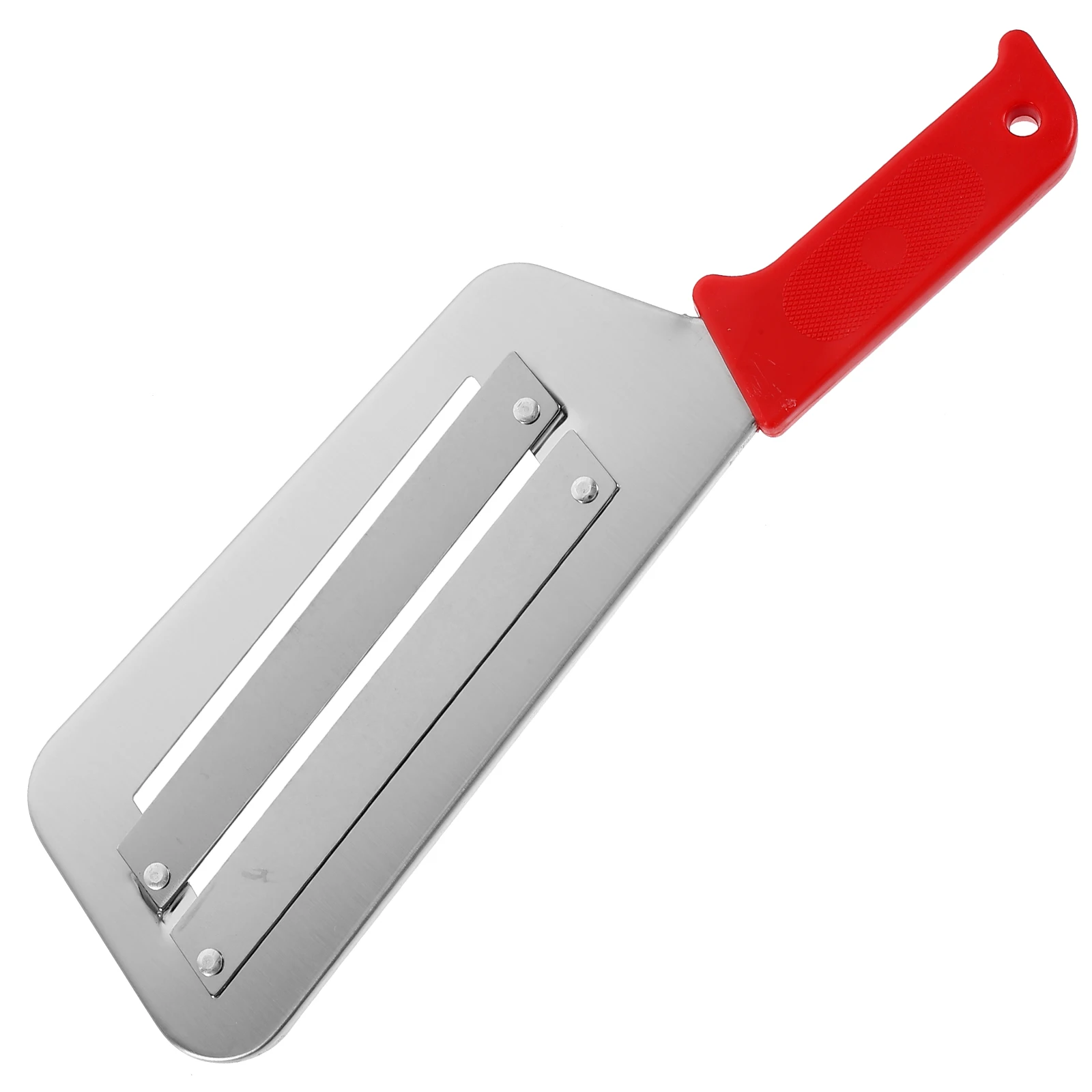

Red Handle Vegetable Slicer Smooth Kitchen Gadget For Fruits Onion Potato Peeler Tool Household Veggie Cutter Salad