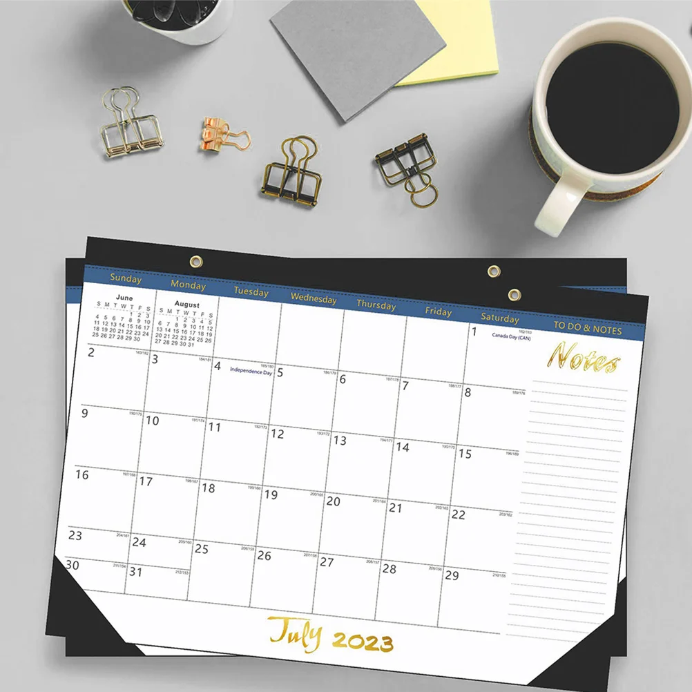 

Английский семейный настенный календарь 2023, ежемесячный подвесной календарь, праздничный обратный отсчет, комната для ежедневного использования, прочный бытовой планировщик