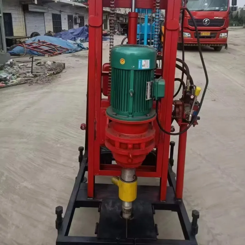 ماكينة حفر آبار المياه الصغيرة بطول 100 متر ماكينة حفر الصخور متعددة الوظائف جهاز حفر آبار المياه مورد آلة بئر #1