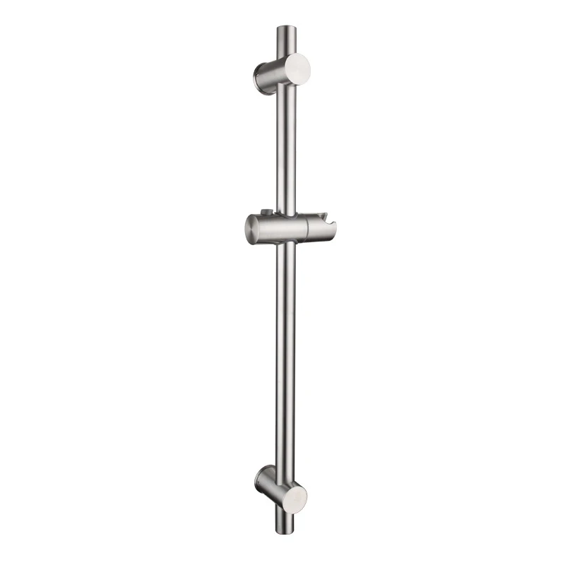 Square Slide Bar 304 Stainless Steel Adjustable Shower Bar Bathroom Shower Stand Lift Rod Wall Mounted Shower Slide Rod