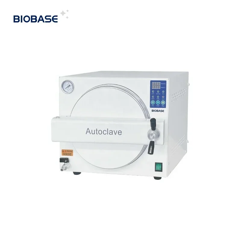 New Table Top Autoclave 18L and 23L  stainless steel Economic Autoclave for Protective gloves, draining hose, door sea