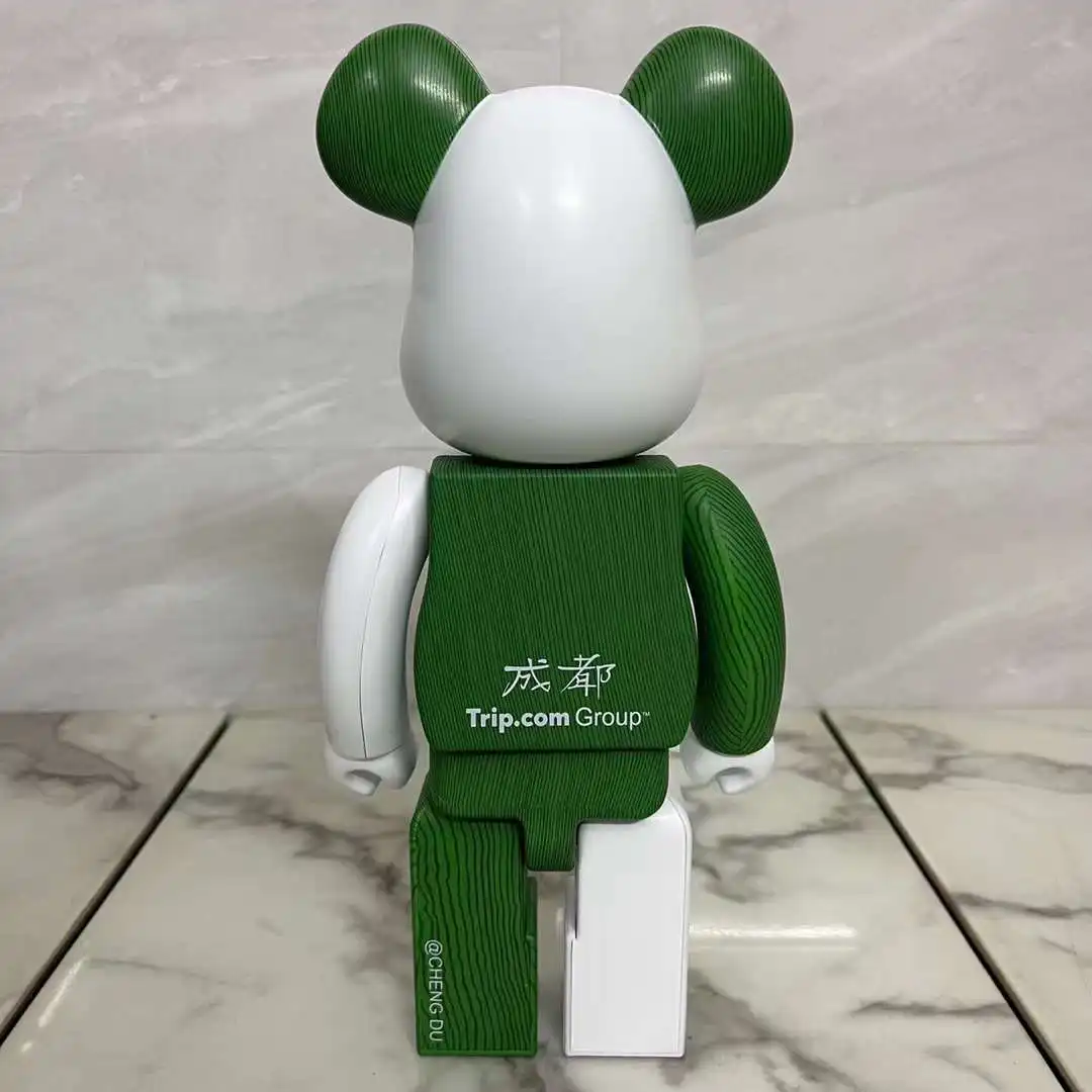 Bearbrick-Xadrez Chinês e Cultura de Cartas, 400%, Mahjong, Fortuna, Altura de 28cm, Presente de Coleção, Figura