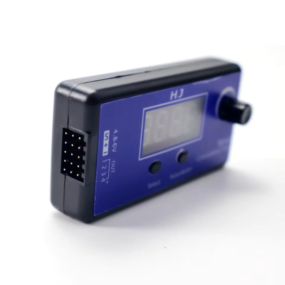 HJ 4-قناة RC سيرفو تستر التوجيه الرقمي ESC التحكم في الاتساق متعدد الوظائف 2us لسيارة طائرة هليكوبتر