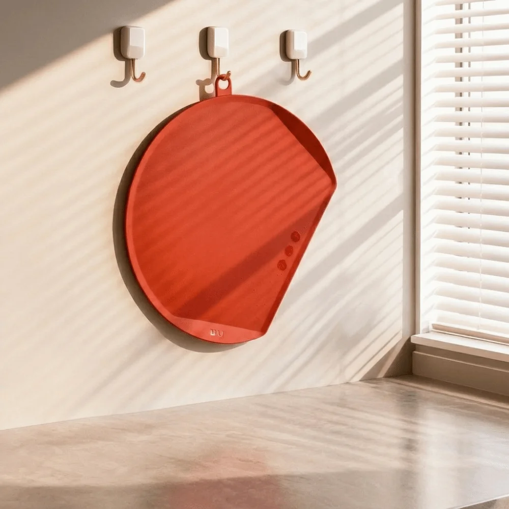 TPU Antibacterial Cutting Board Silicone Anti Mold Chopping Board High Temperature Resistant Hanging
