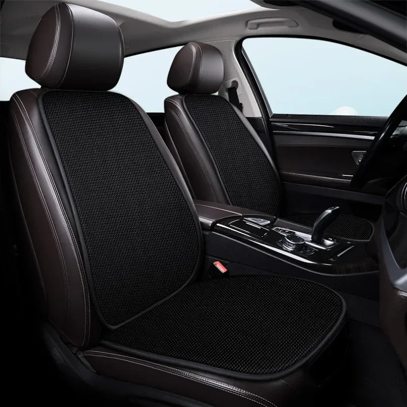 Cojín de Asiento de Coche Antideslizante y Engrosado, Funda de Asiento Transpirable de Algodón, Universal para Todas las Estacio