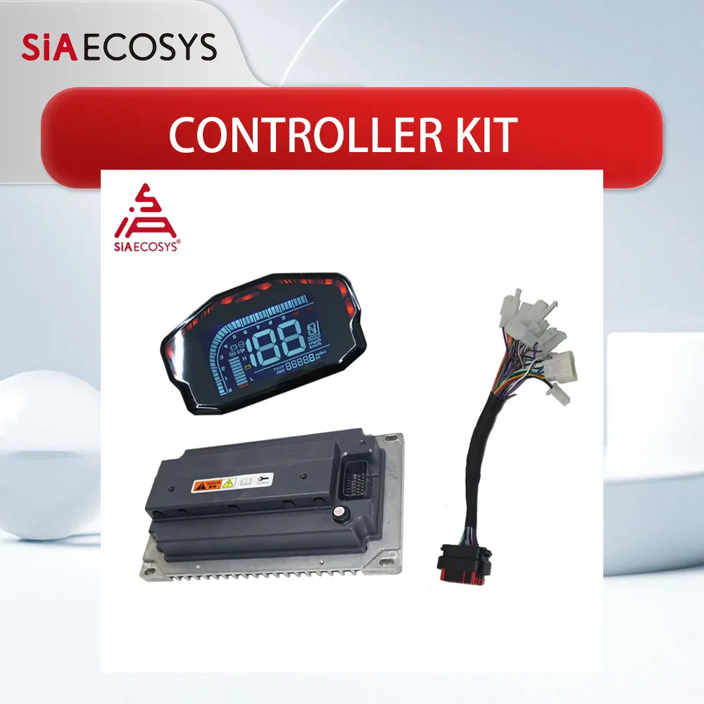

EM200-2sp CAN Controller with large Heat Sink with Adjustable DKD LCD-M LIN CAN-BUS communication optional LCD Speedometer