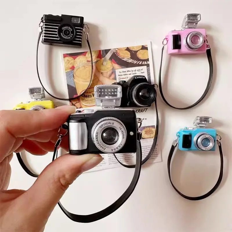 Retro Camera Refrigerator Sticker Magnet 3D Three-dimensional Personality Magnet Magnet Kitchen Home Decoration Cute Magnets